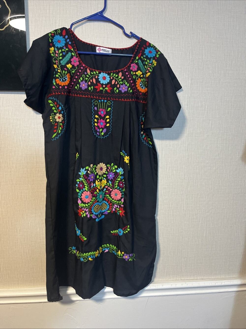 Mexican Clothing Embroidered Dress